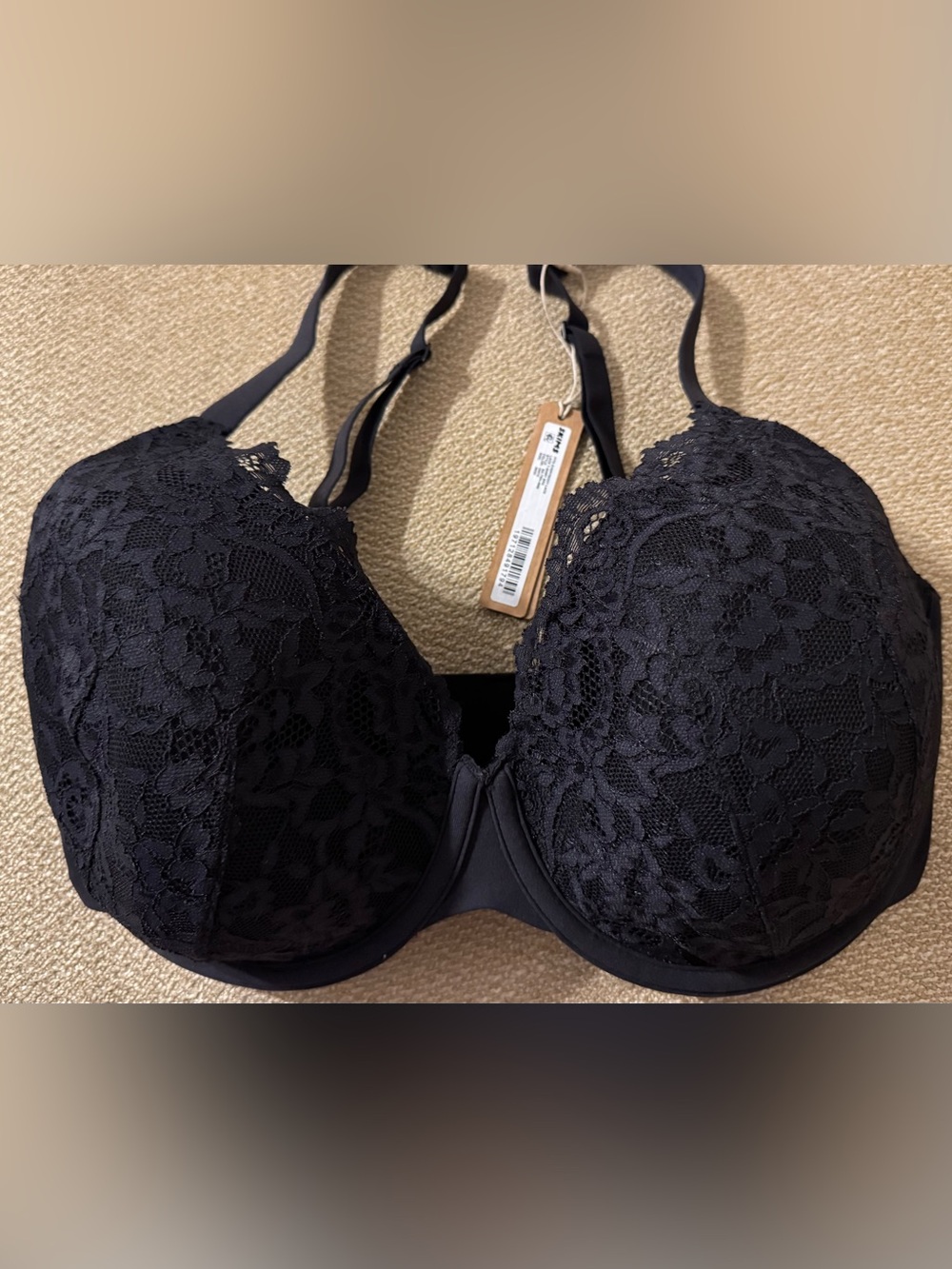 SKIMS Black Lace Underwire Bra - Women Intimates & Sleepwear